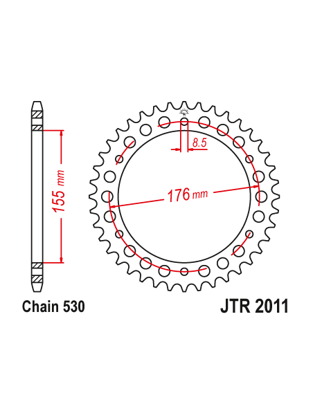 Kit chaine EK CHAIN super-renforcée acier TRIUMPH SPEED TRIPLE 1050 2011 - 2019