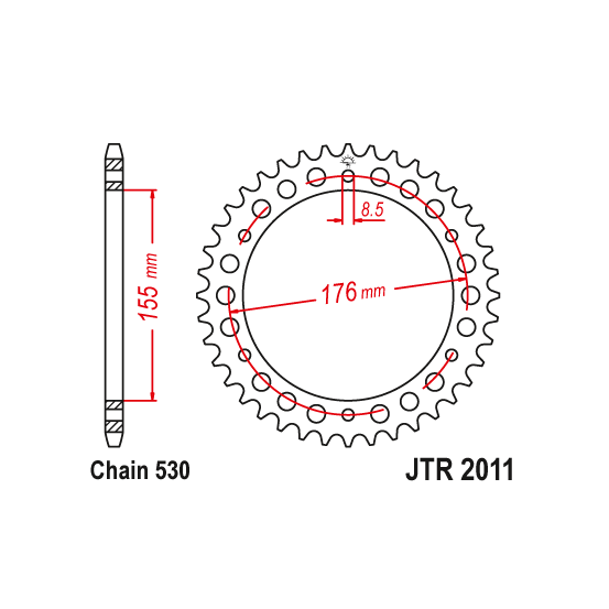 Kit chaine EK CHAIN super-renforcée acier TRIUMPH SPEED TRIPLE 955I 1999 - 2001