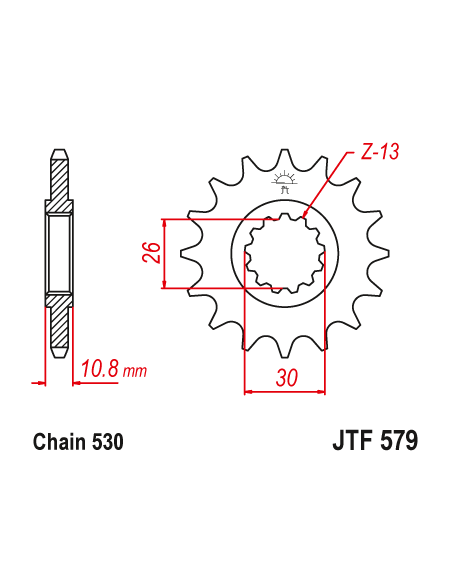 Kit chaine EK CHAIN super-renforcée acier YAMAHA YZF-R1 2006 - 2008