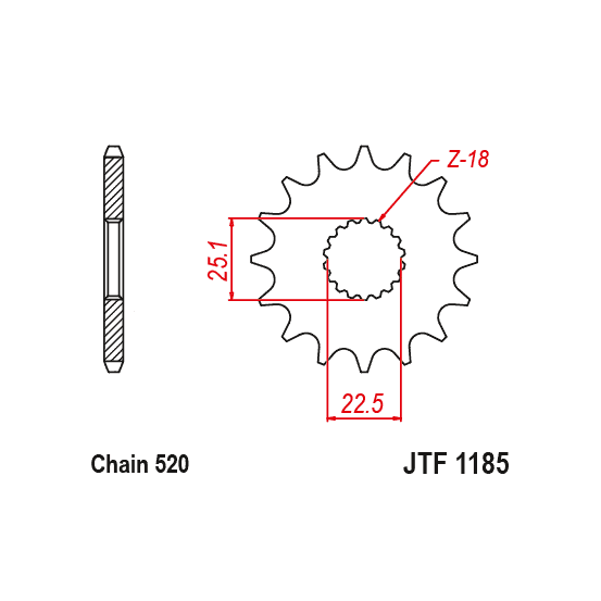 Kit chaine EK CHAIN super-renforcée acier TRIUMPH STREET SCRAMBLER 900 2017 - 2021