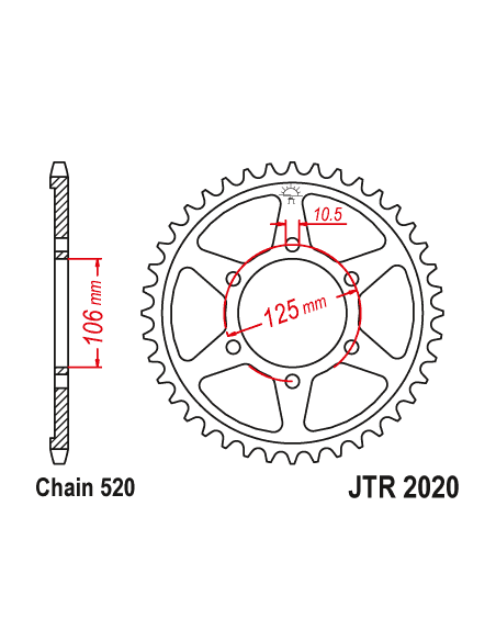 Kit chaine EK CHAIN super-renforcée acier TRIUMPH STREET SCRAMBLER 900 2017 - 2021