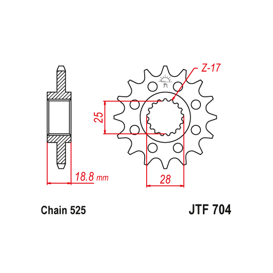 Kit chaine EK CHAIN super-renforcée acier BMW F 800 GS 2008 - 2018 - F 800 GS ADVENTURE 2013 - 2018