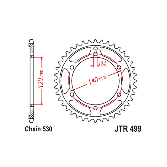 Kit chaine EK CHAIN super-renforcée acier KAWASAKI ZZR 600 1993 - 2006
