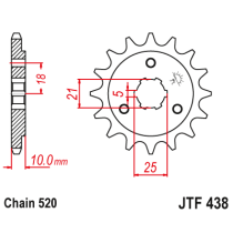 Kit chaine EK CHAIN super-renforcée acier SUZUKI DR 800 1991 - 1993 2