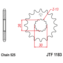 Kit chaine EK CHAIN super-renforcée acier TRIUMPH BONNEVILLE 800 2001 - 2006 2