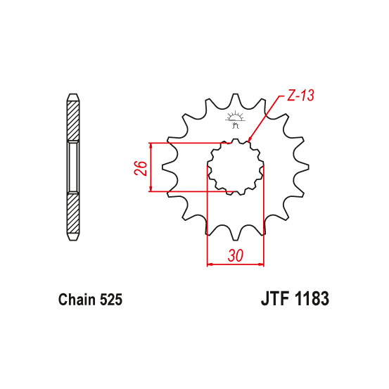 Kit chaine EK CHAIN super-renforcée acier TRIUMPH BONNEVILLE 865 2005 - 2013
