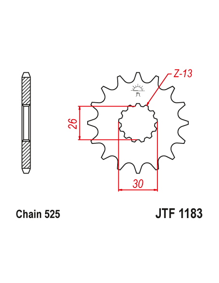 Kit chaine EK CHAIN super-renforcée acier TRIUMPH BONNEVILLE 865 2005 - 2013