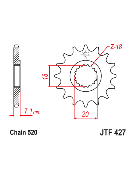 Kit chaine EK CHAIN renforcée alu SUZUKI RM-Z 250 2010 - 2012