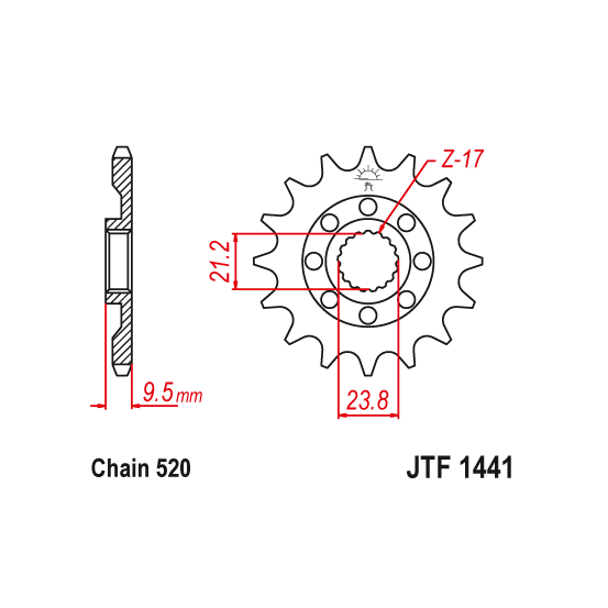 Kit chaine EK CHAIN renforcée alu SUZUKI RM-Z 450 2010 - 2012