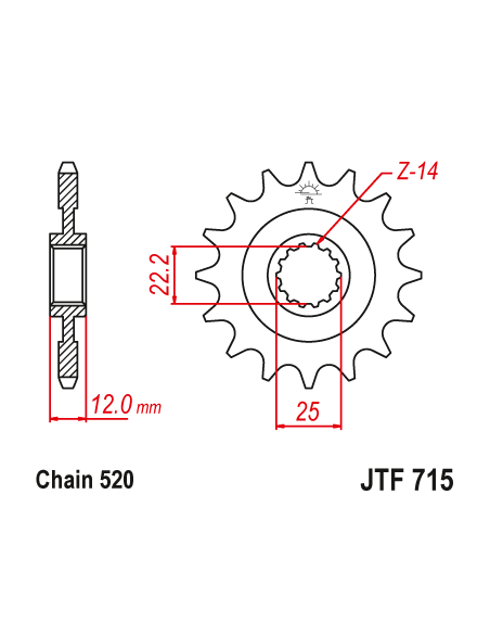 Kit chaine EK CHAIN racing alu GAS GAS EC 250 2001 - 2017 - EC 300 2001 - 2017 - EC 450 2008 - 2015 - EC 515 FSR 2008 - 2009