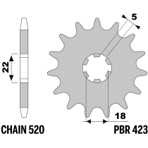Kit chaine EK CHAIN renforcée alu KAWASAKI KX 125 1994 - 2002 2