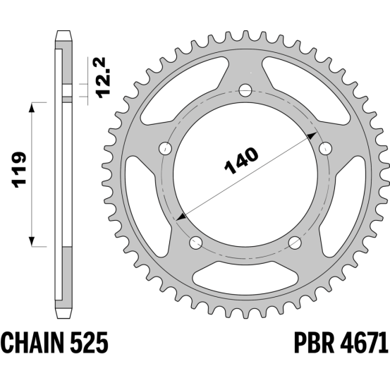 Kit chaine EK CHAIN renforcée acier BMW F 750 GS - F 850 GS - F 850 GS ADVENTURE - F 900 GS - F 900 R - F 900 XR