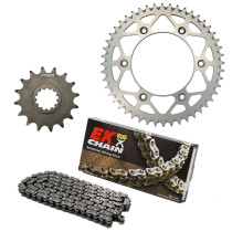 Kit chaine EK CHAIN renforcée alu HUSQVARNA TE 300 2014 - 2022