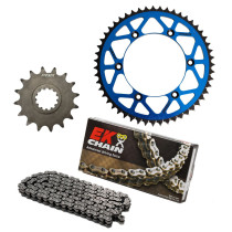 Kit chaine EK CHAIN renforcée alu SHERCO 125 SC 2019 - 2020 - 125 SE-R 2022