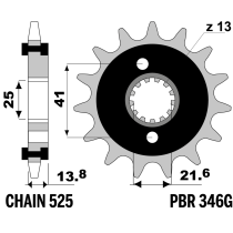 Kit chaine EK CHAIN super-renforcée acier HONDA XRV 650 1988 - 1989 2