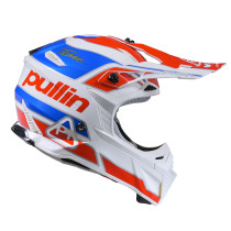 Casque cross enfant Pull-In by Kenny 2026 Team - Rouge Bleu