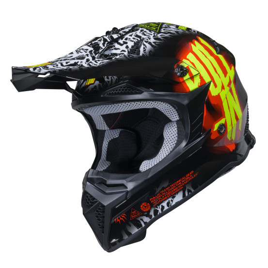 Casque cross enfant Pull-In by Kenny 2026 Trash - Rouge