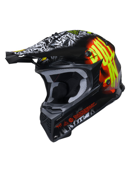 Casque cross enfant Pull-In by Kenny 2026 Trash - Rouge