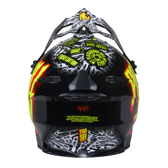 Casque cross enfant Pull-In by Kenny 2026 Trash - Rouge