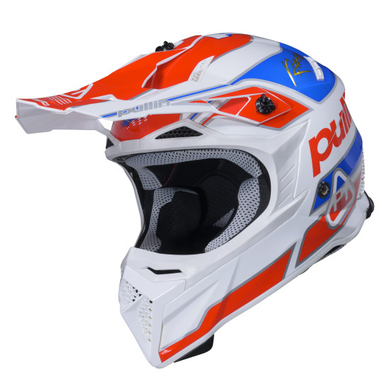 Casque cross Pull-In by Kenny 2026 Team - Rouge Bleu