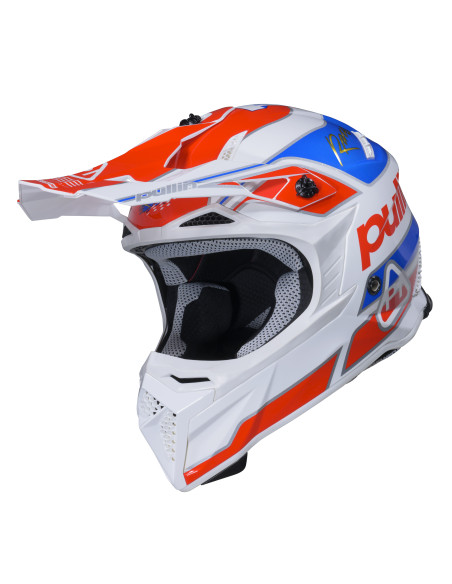 Casque cross Pull-In by Kenny 2026 Team - Rouge Bleu