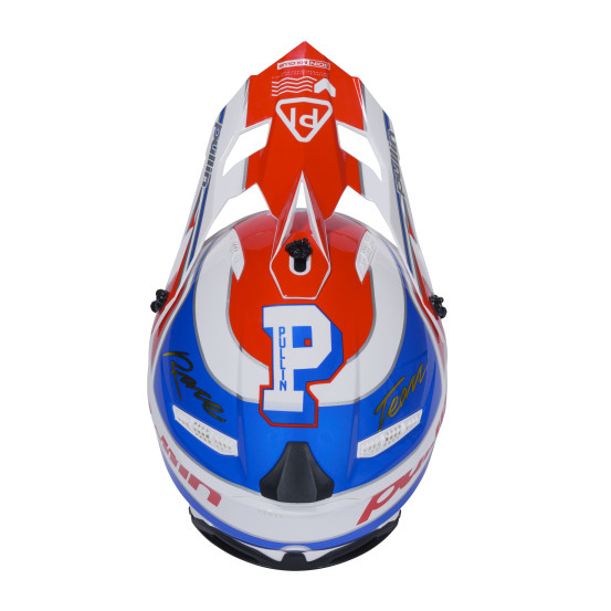Casque cross Pull-In by Kenny 2026 Team - Rouge Bleu
