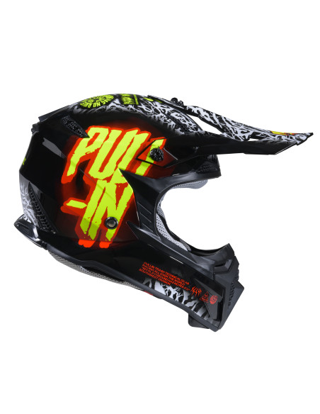 Casque cross Pull-In by Kenny 2026 Trash - Rouge