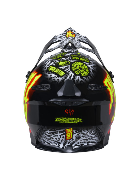 Casque cross Pull-In by Kenny 2026 Trash - Rouge