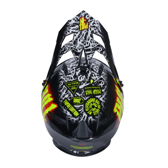Casque cross Pull-In by Kenny 2026 Trash - Rouge
