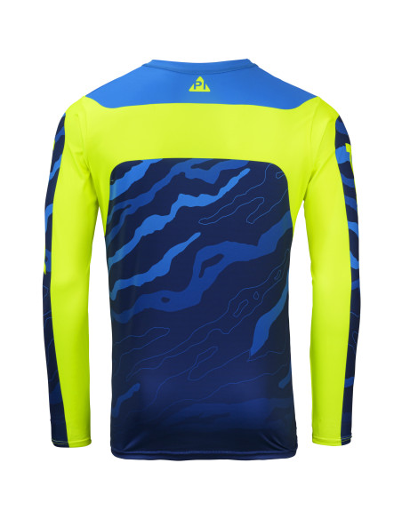 Maillot cross Pull-In by Kenny 2026 Master Race - Camo Bleu Neon