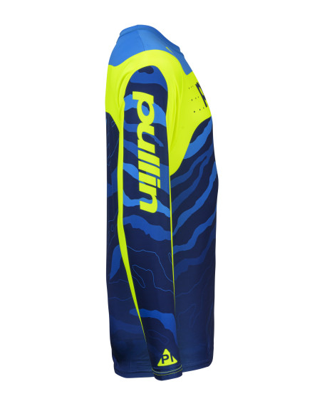 Maillot cross Pull-In by Kenny 2026 Master Race - Camo Bleu Neon