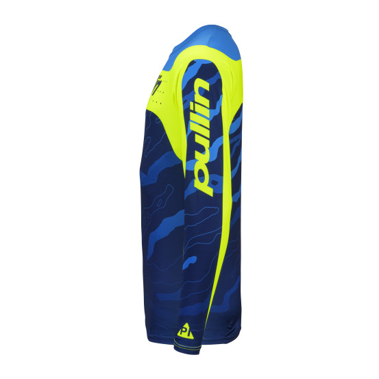 Maillot cross Pull-In by Kenny 2026 Master Race - Camo Bleu Neon