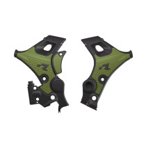 Protection de cadre RTECH - Vert Kaki Noir - Honda 750 XL Transalp 2023-2025