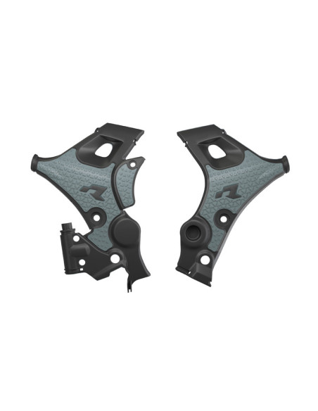 Protection de cadre RTECH - Noir Gris - Honda 750 XL Transalp 2023-2025