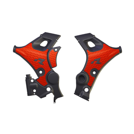 Protection de cadre RTECH - Noir Rouge - Honda 750 XL Transalp 2023-2025