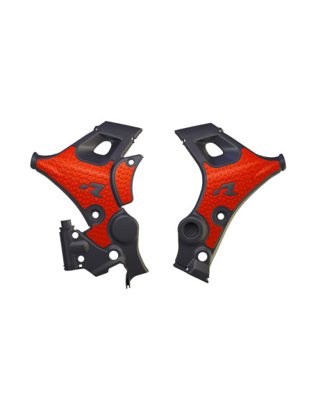 Protection de cadre RTECH - Noir Rouge - Honda 750 XL Transalp 2023-2025