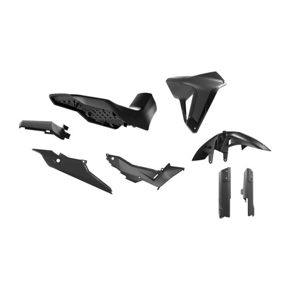 Kit plastiques RTECH Revolution - Noir - Honda 750 XL Transalp 2023-2025