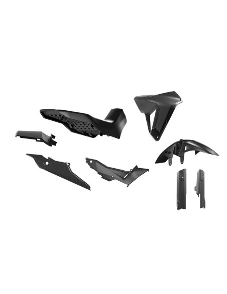 Kit plastiques RTECH Revolution - Noir - Honda 750 XL Transalp 2023-2025