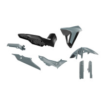 Kit plastiques RTECH Revolution - Gris Noir - Honda 750 XL Transalp 2023-2025
