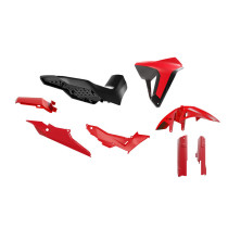 Kit plastiques RTECH Revolution - Rouge Noir - Honda 750 XL Transalp 2023-2025