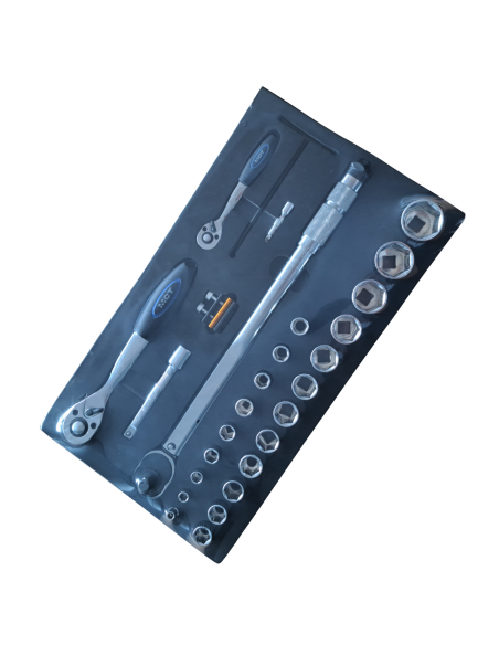 Module d’outils Cliquets et Douilles 1/2 réversible MCT