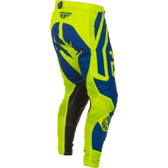 Pantalon cross Fly Racing 2026 - Lite - Le Current - Blanc Vert Bleu