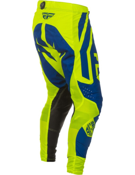 Pantalon cross Fly Racing 2026 - Lite - Le Current - Blanc Vert Bleu