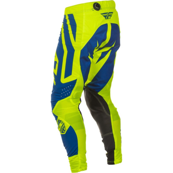 Pantalon cross Fly Racing 2026 - Lite - Le Current - Blanc Vert Bleu