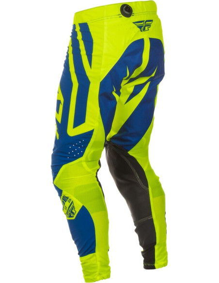 Pantalon cross Fly Racing 2026 - Lite - Le Current - Blanc Vert Bleu