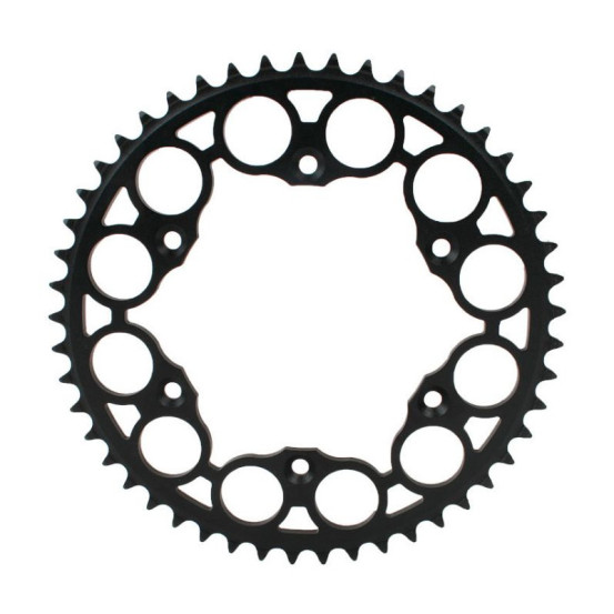 Couronne Alu S-TEEL Anti-Boue KTM Pas 520 Noir