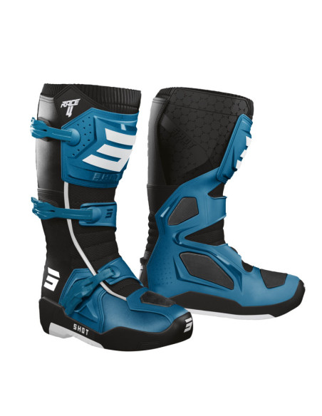 Bottes cross Shot Race 4 - Bleu