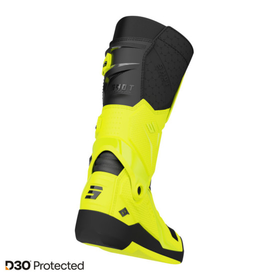 Bottes cross Shot Race 8 - Jaune fluo