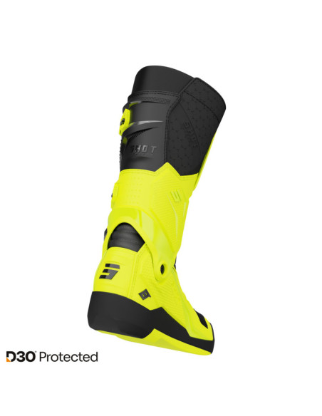 Bottes cross Shot Race 8 - Jaune fluo