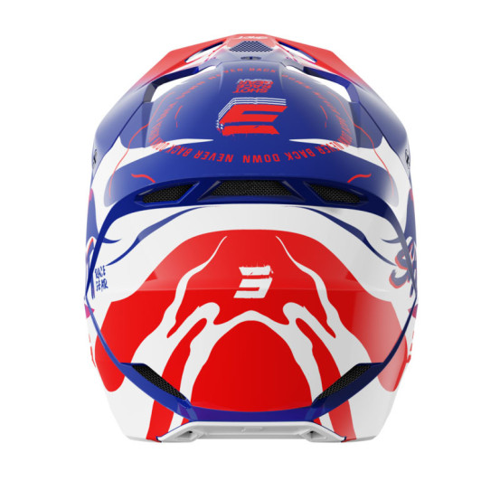 Casque cross enfant Shot 2026 Furious Beast - Bleu